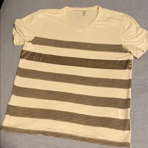Cream and Brown Tshirt